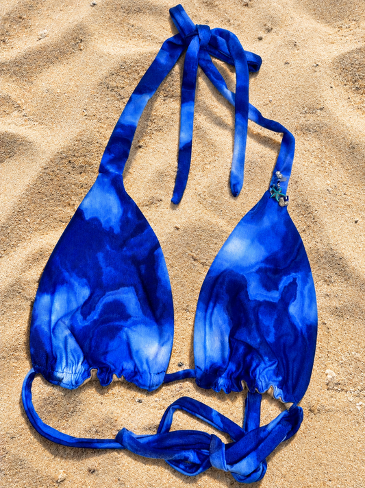Midnight tide Bikini top